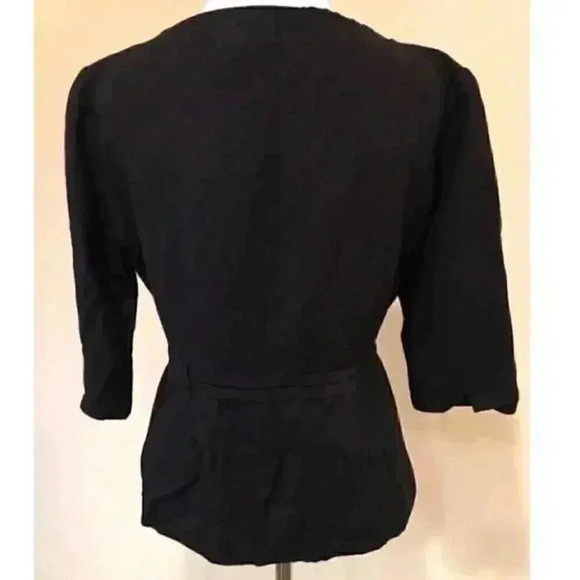 Liz Claiborne Blazer Petite Size 10 Belted Jacket - Picture 4 of 8